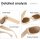 Kimorn Retro Rectangle Sunglasses K1703
