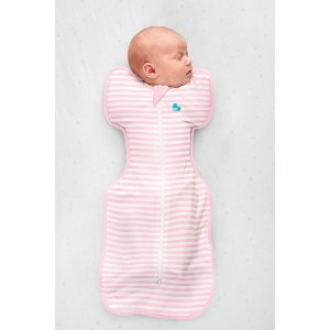Love to Dream Swaddle Up 新生儿 粉色条纹