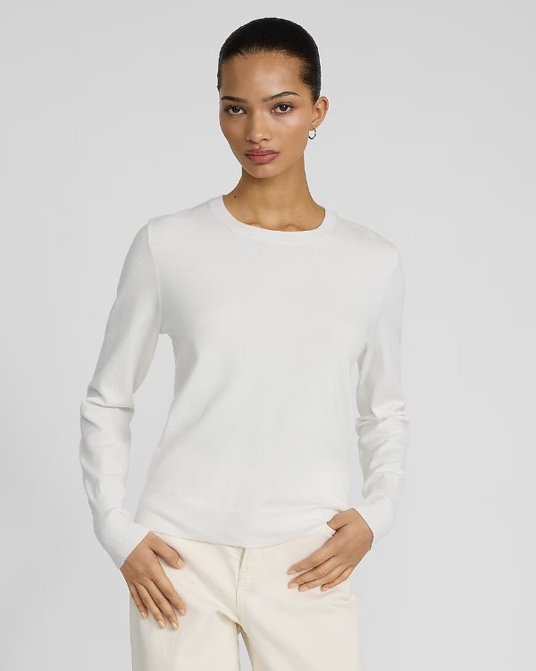 Airy Soft Crew Neck Sweater