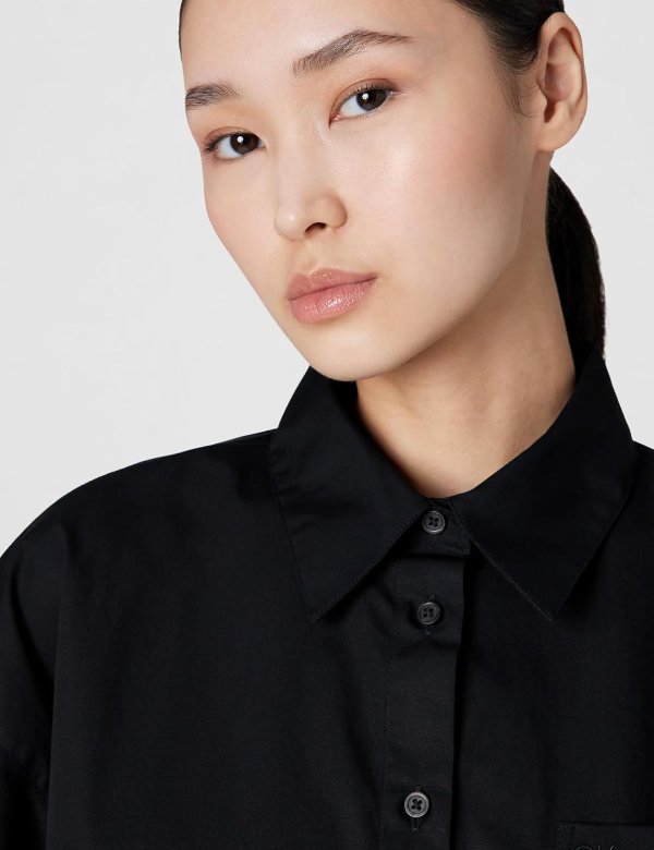 Calvin Klein Women’s Cotton Cropped Shirt