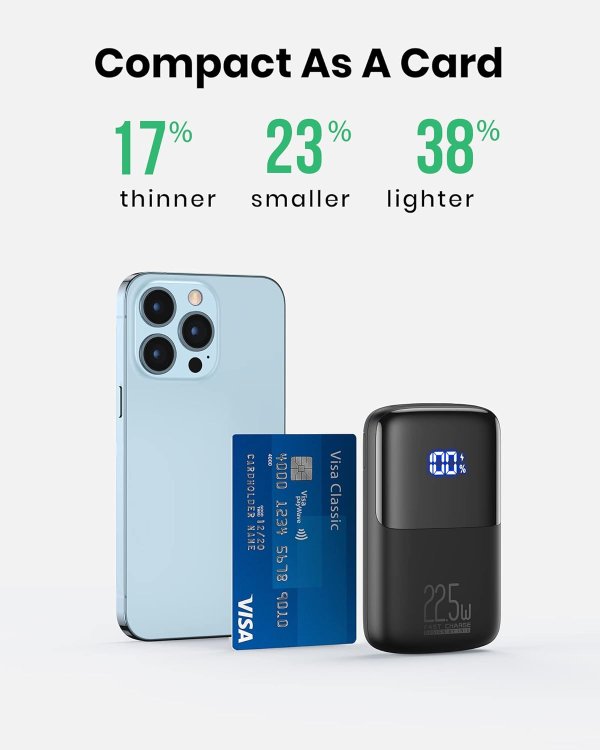 INIU 10000mAh 便携充电宝 22.5W