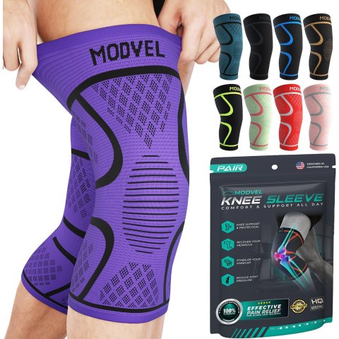 Modvel 紫色XS护膝 2件套