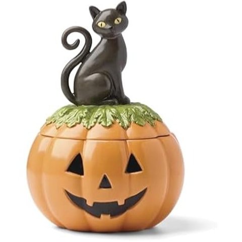  Porcelain Pumpkin Candy Jar 26oz