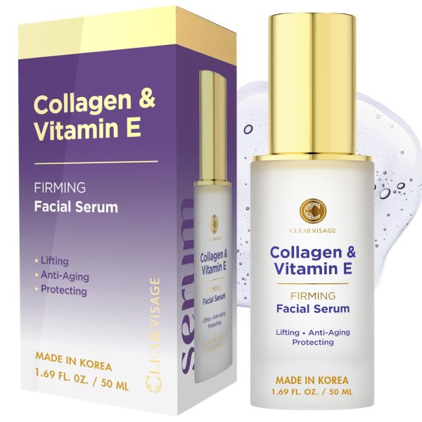 Collagen 维生素E精华液 1.69盎司