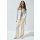  Women's Sleeveless Crochet-Look Dress Cream