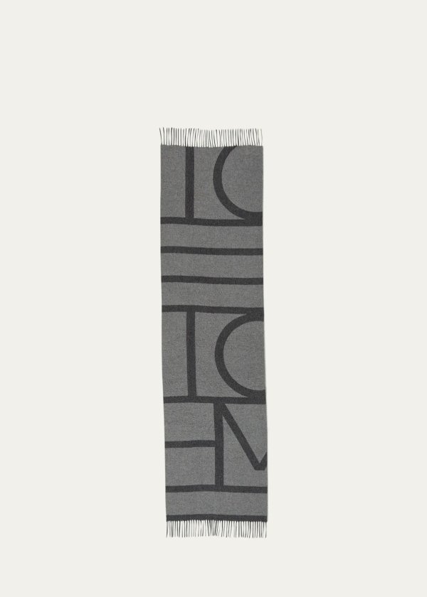 Monogram 羊毛围巾