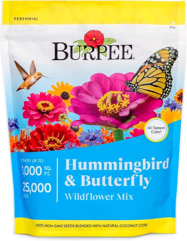 Burpee Wildflower Seeds 18000 Count Non-GMO