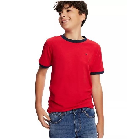 Ken Big Boys Embroidered Logo Tee