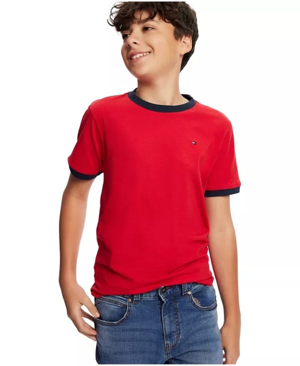 Ken Big Boys Embroidered Logo Tee
