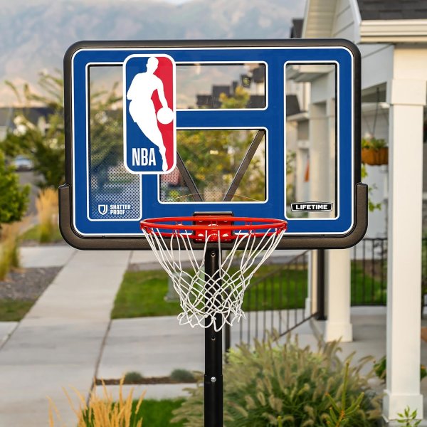 Lifetime NBA Portable Basketball Hoop 44-Inch Adjustable