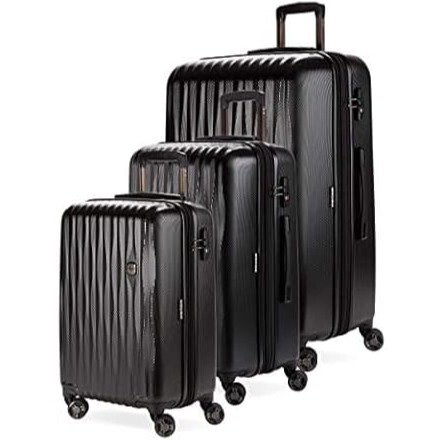  7272 Hardside Luggage 3-Piece Set Black