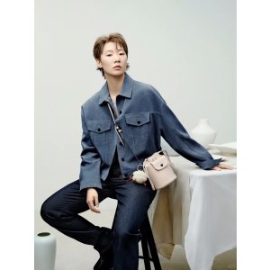 Longchamp Le Pliage Xtra XS 皮革水桶包 王曼昱同款
