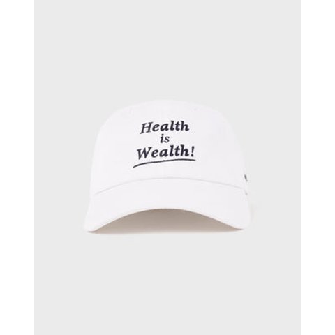 Sporty&Rich 白色刺绣帽 棉质