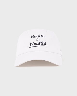 Sporty&Rich 白色刺绣帽 棉质
