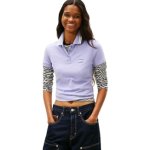 Tommy Jeans 女士短袖棉质徽标POLO衫