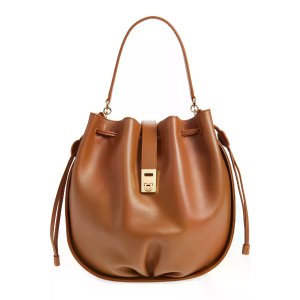 Salvatore Ferragamo Hug 女士皮革水桶包