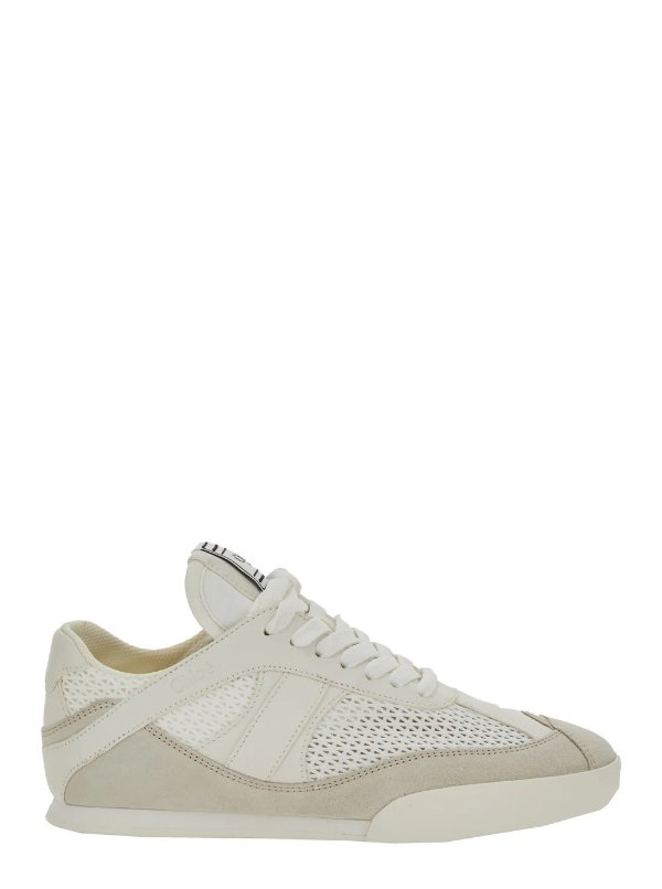  Kick White Sneakers Logo Patch