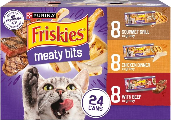 Purina  Meaty Bits 猫罐头 24罐