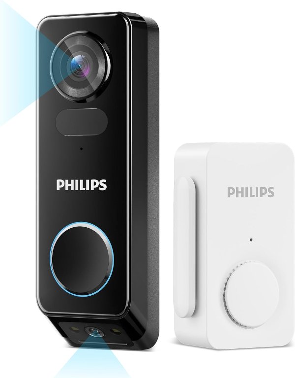 QHD Video Doorbell Dual Cameras