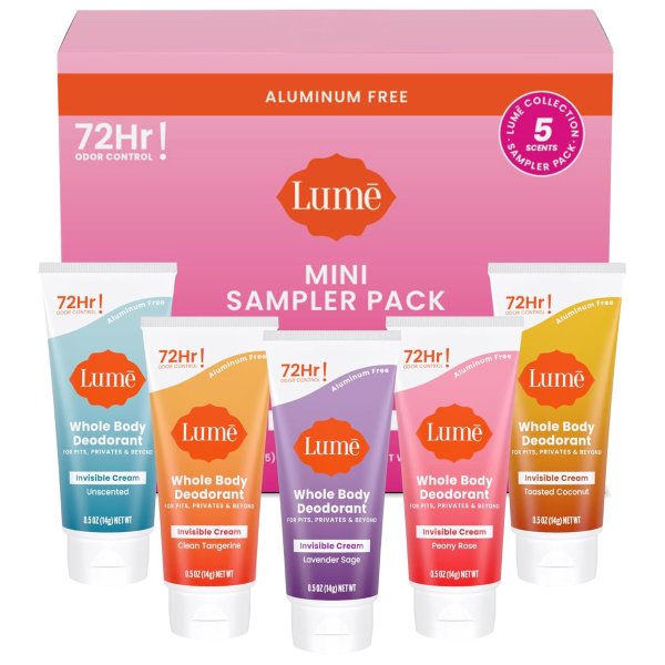 Lume 全身除臭膏 5支装 72小时