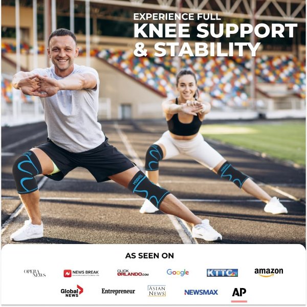 Modvel Knee Braces Blue XS 2-Pack