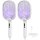 BALDR Electric Fly Swatter 2-in-1 Purple Lamp 2 Pack
