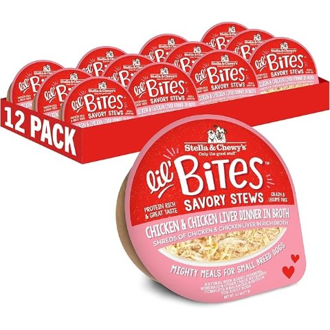 Stella & Chewy sStella & Chewy s Lil Bites Chicken Stew 2.7oz 12 Cups