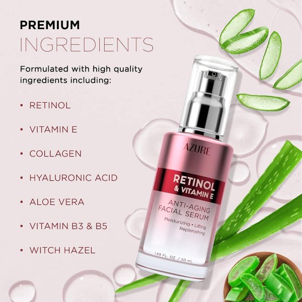 Azure Retinol Face Serum 2 Pack
