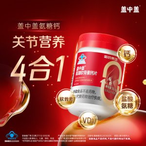 盖中盖 氨糖软骨素钙片 维生素D3 片