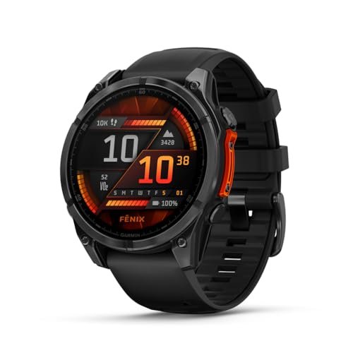 fēnix 8 智能手表 47mm 灰黑色