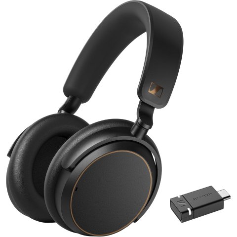 Sennheiser ACCENTUM Wireless Bluetooth Headphones 50-Hour Black Copper