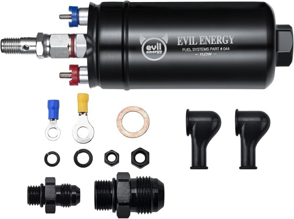 EVIL ENERGY Inline Electric Fuel Pump 300LPH 12V