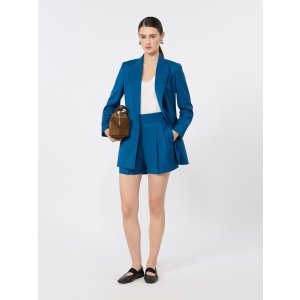 Max Mara  羊毛西装外套 藏蓝色