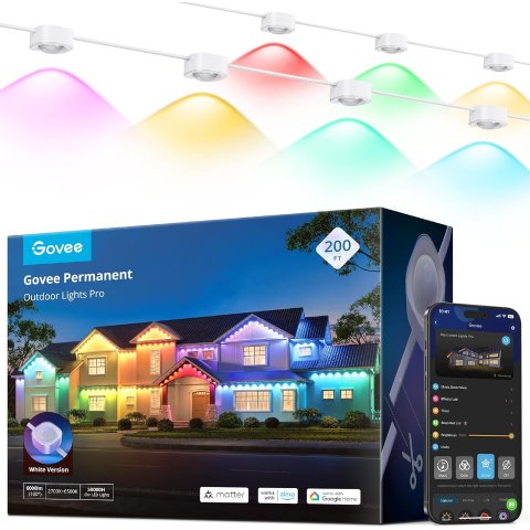 Govee Permanent Pro 户外灯 200英尺 白色