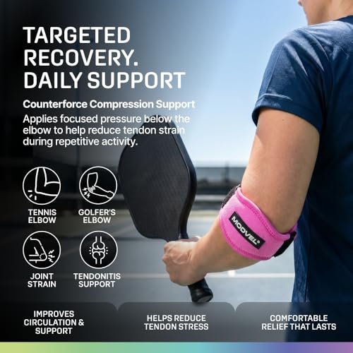 Modvel Adjustable Elbow Support Strap Compression Pad