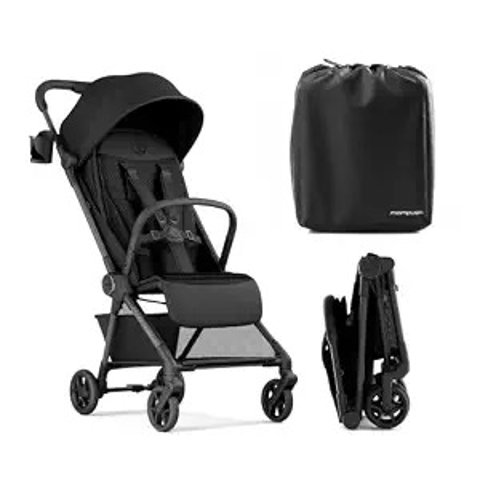 Mompush Nexis Carbon 轻便旅行婴儿推车 11.5磅 黑色