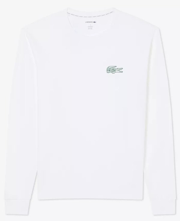 Men's Crocodile Waffle-Knit Thermal Shirt