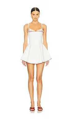 LOBA Sofia Mini Dress Ivory