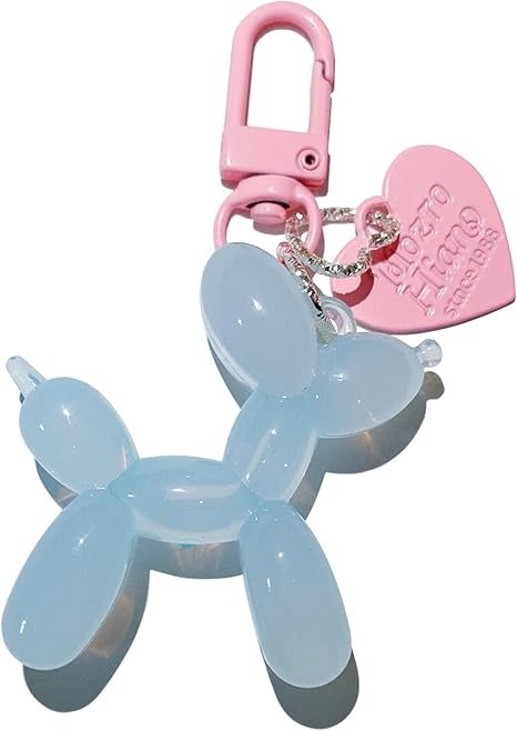 Jelly Balloon Dog Keychain for Women