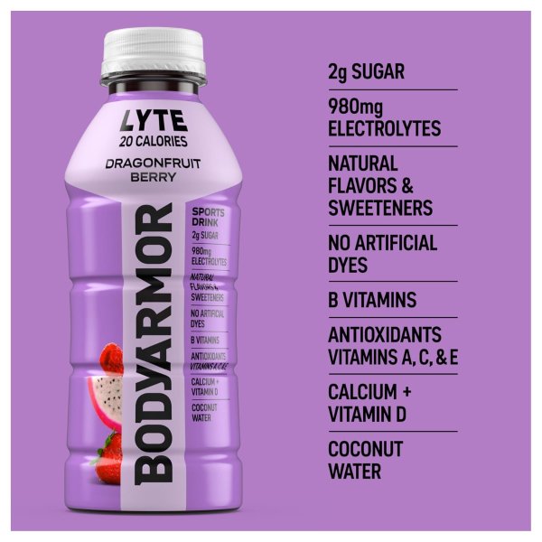 BODYARMOR 火龙果莓果味运动饮料 6瓶