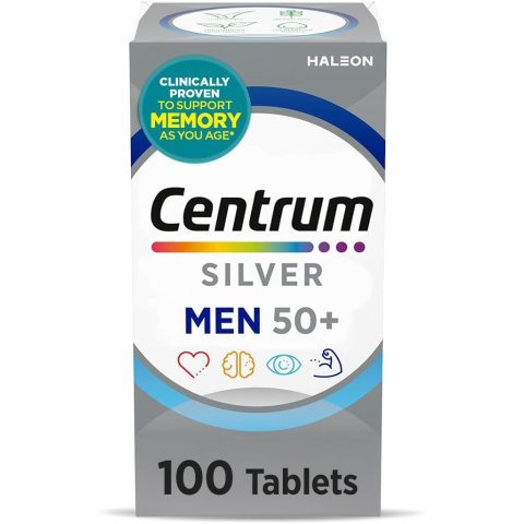 Centrum额外6折+第2件额外7折Silver 男士50+多种维生素片 100片