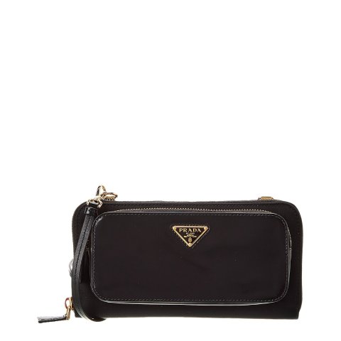 Re-Nylon Brushed Leather Shoulder Bag
