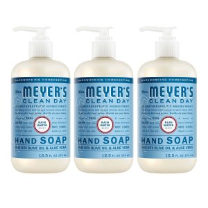 Mrs. MEYER S CLEAN DAY  洗手液 雨水香型 12.5盎司 3瓶