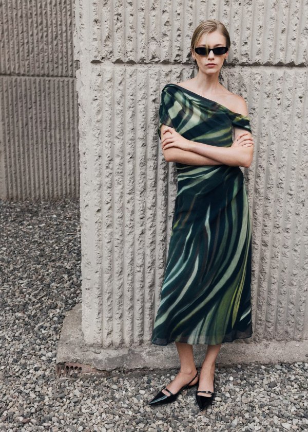  Draped Dress for Women