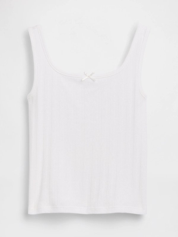 Kids Pointelle Tank Top