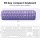 Meidosa 2.4GHz Retro Keyboard Mouse Combo Purple Gradient
