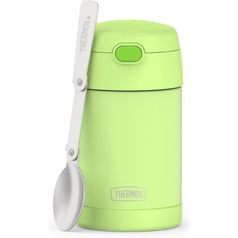 THERMOS FUNTAINER Stainless Steel Food Jar 16oz Neon Lime