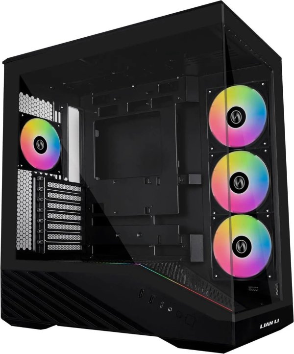  V100 中塔机箱 带4个ARGB PWM风扇