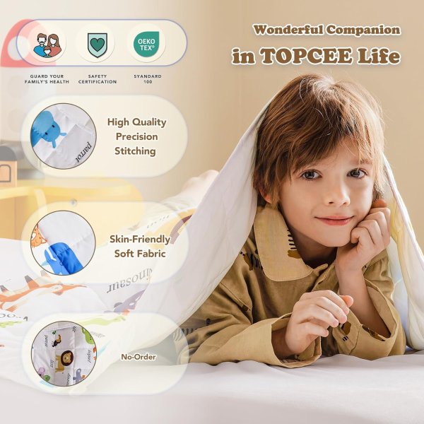 Topcee Weighted Blanket 3lbs 36x48 Inch Cooling