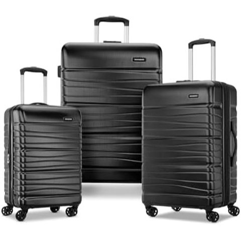  Evolve SE Hardside Luggage 3-Piece Set Black